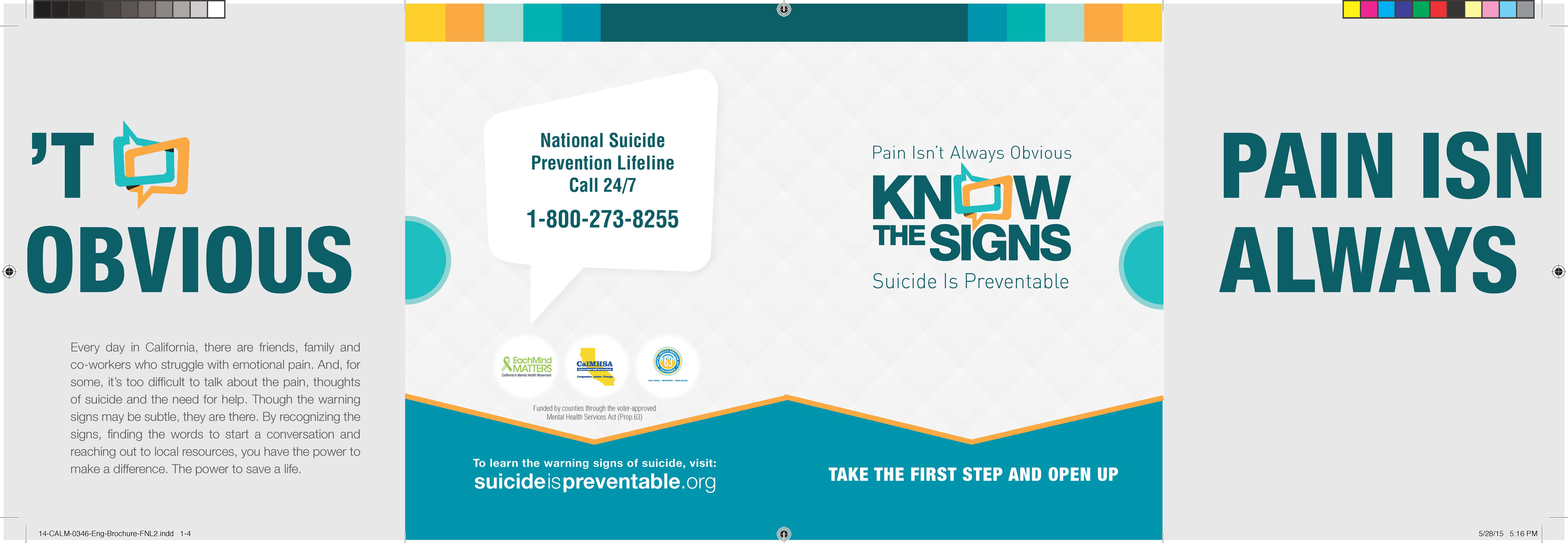 Suicide Prevention Brochure